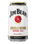 Jim Beam Double Serve Bourbon & Cola Can Closure Closures 375ml 6 Pack