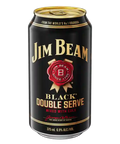 Jim Beam Black Label & Cola Can Closure Closures 375ml Case of 24