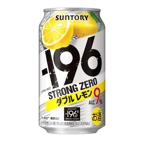 Suntory Strong Zero 9% Double Lemon Cans 350ml