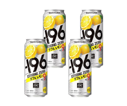 Suntory Strong Zero 9% Double Lemon 500ml Cans