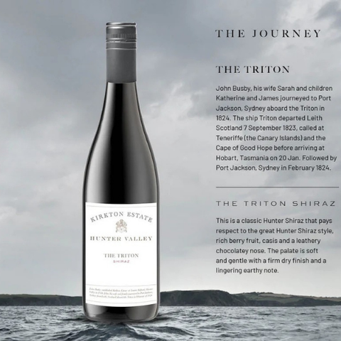 Kirkton Estate The Triton Hunter Valley Shiraz 750ml