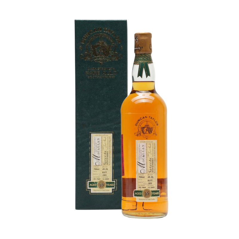 The Macallan 1969 36 Year Old Single Cask #8377 Rare Auld by Duncan Taylor 700ml