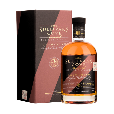 Sullivans Cove Single Cask American Oak Second-Fill Australian Whisky 700ml