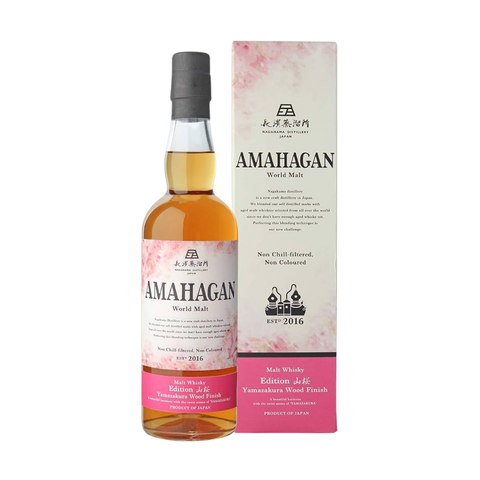Amahagan 世界麦芽版山樱木饰面 700ml