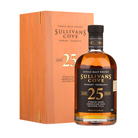 Sullivans Cove Old & Rare 25 Year Old American Oak Second-Fill Australian Whisky 700ml