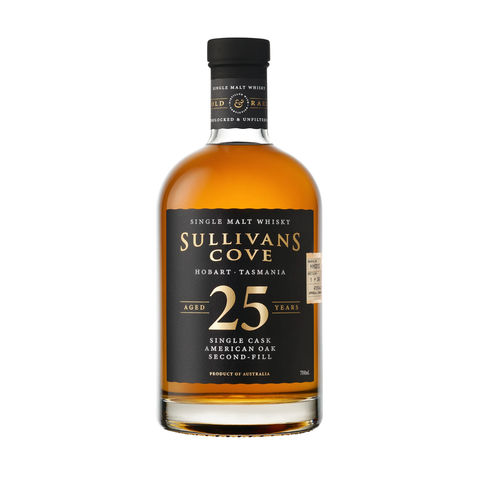 Sullivans Cove Old & Rare 25 Year Old American Oak Second-Fill Australian Whisky 700ml